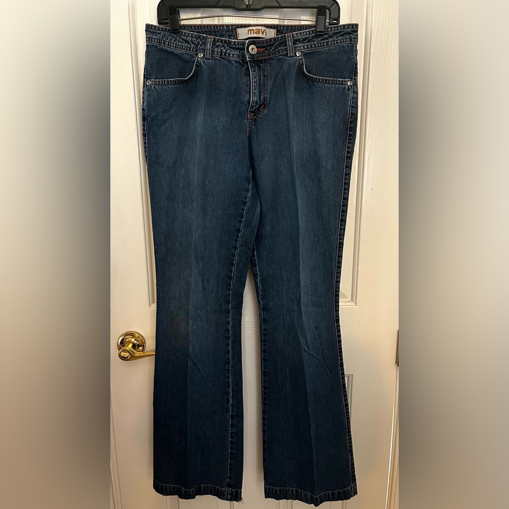 Vintage Mavi Mia Low Rise Latino Wide Leg Denim Jeans Women’s, Size 32W/34L
